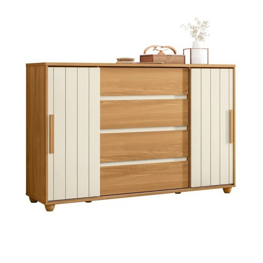 Cômoda 2 Portas de Correr 4 Gavetas 150cm Evidenza